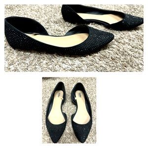 Sparkly Black flats